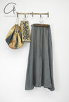 AVIVA JIFEI XUE Drawstring A-line skirt SS24-DAS-PLS